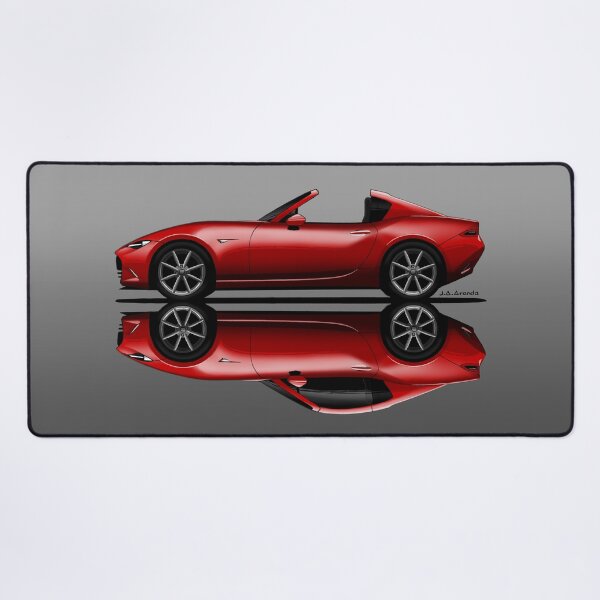 Item preview, My drawing of the open and closed red open and closed RF roadster convertible Japanese sports car designed and sold by designjaag.