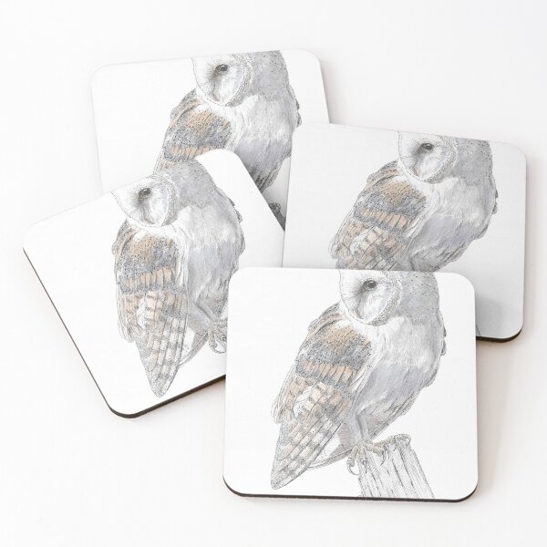 Item preview, Barn Owl Pen and Ink Drawing designed and sold by BensWildlifeArt.