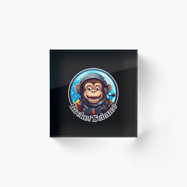 Item preview, Space - Rocket Science Astronaut Monkey designed and sold by aipolohu.