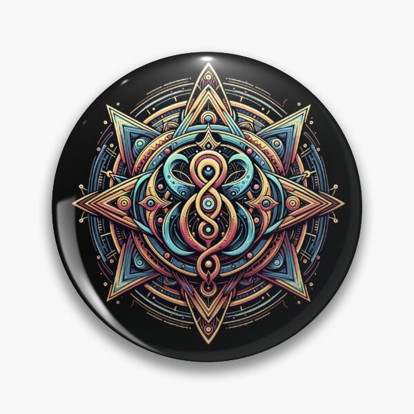 Artikelvorschau, symbolische Bilder, „Enigmatic Symbols Canvas“ entworfen und verkauft von ChromaticBlend.