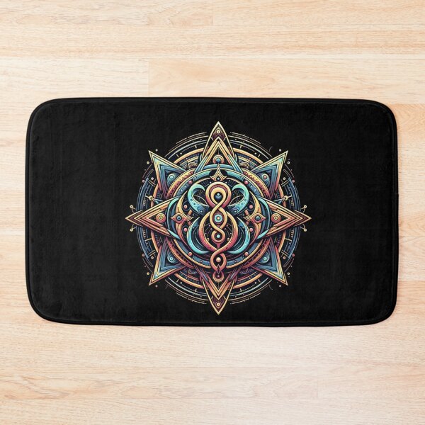 Item preview, symbolic imagery , "Enigmatic Symbols Canvas" designed and sold by ChromaticBlend.