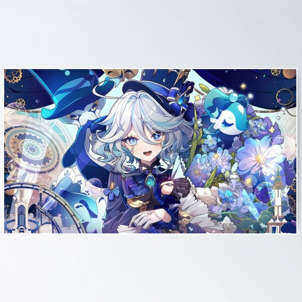 Item preview, Furina illustration Genshin Impact designed and sold by Astral Drop.