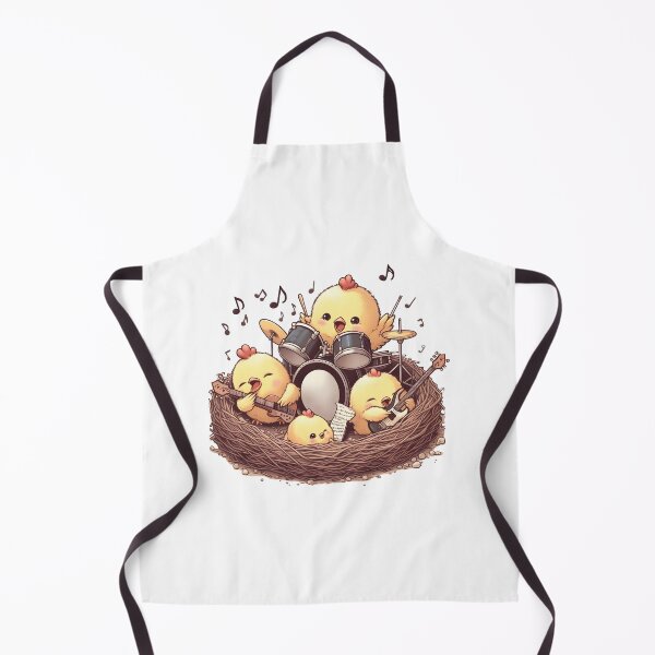 Item preview, Cute Baby Chicken Rockstar Band designed and sold by İlker Berk Ergan.