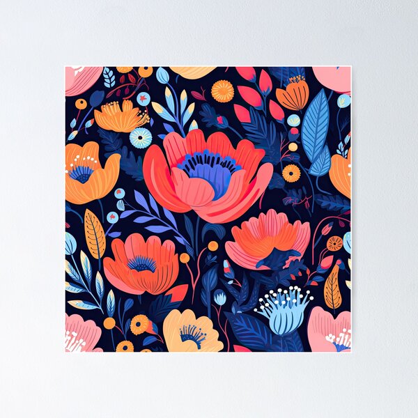 Item preview, THE ELEGANCE OF FLORAL HARMONY designed and sold by BorczVisuals.
