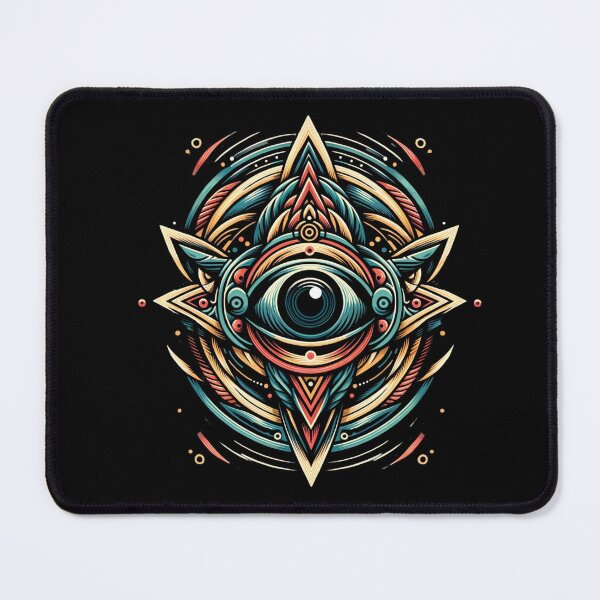 Item preview, symbolic imagery ,"Visionary Eye Mandala" designed and sold by ChromaticBlend.