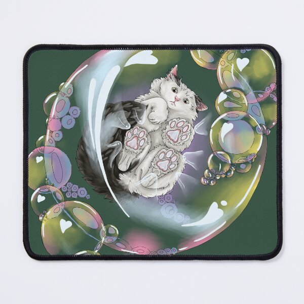 Item preview, Bubble Cat (Clear) designed and sold by MollyBukovac.