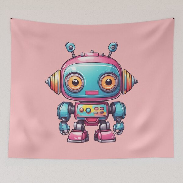 Item preview, Robot Boy - Cute Little Guy - Kawaii Cartoon Robots designed and sold by Burn-Ego.