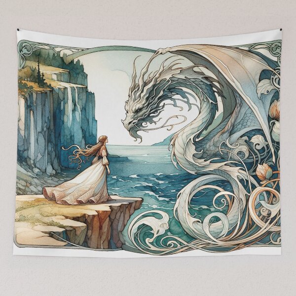 Item preview, Girl meets Dragon  designed and sold by UmaKitzler.