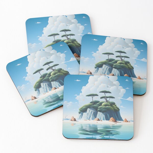 Item preview, Canopy Haven: Verdant Island of Trees designed and sold by X4eArtist.