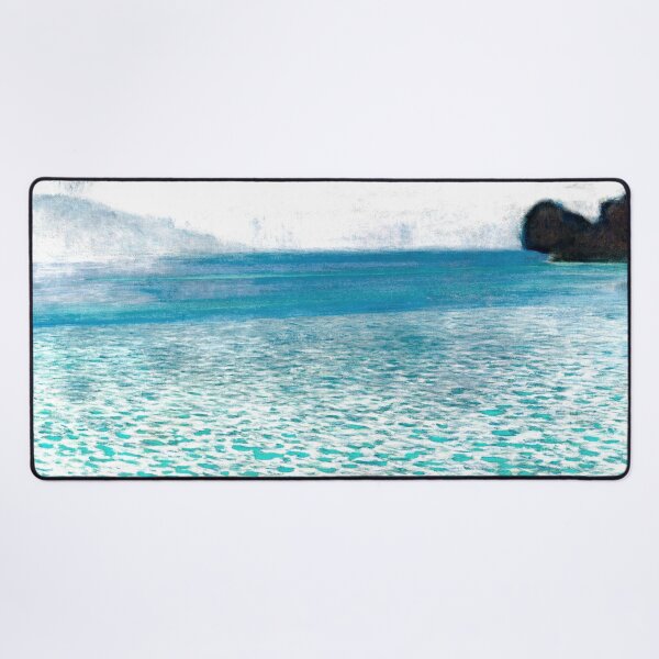 Aperçu de l'œuvre L'Attersee de Gustav Klimt (1900) créée et vendue par BossyCatHome.