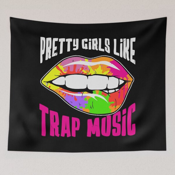 Item preview, Pretty Girls Like Trap Music designed and sold by Hairball-Pets.