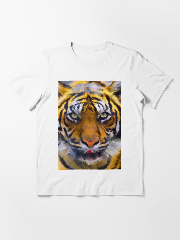 Art T-shirt Tiger Art T-shirt Animal Print T-shirt Tiger 