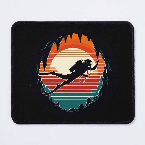 Item preview, Retro Cave Diving Explore designed and sold by TomFrontierArt.