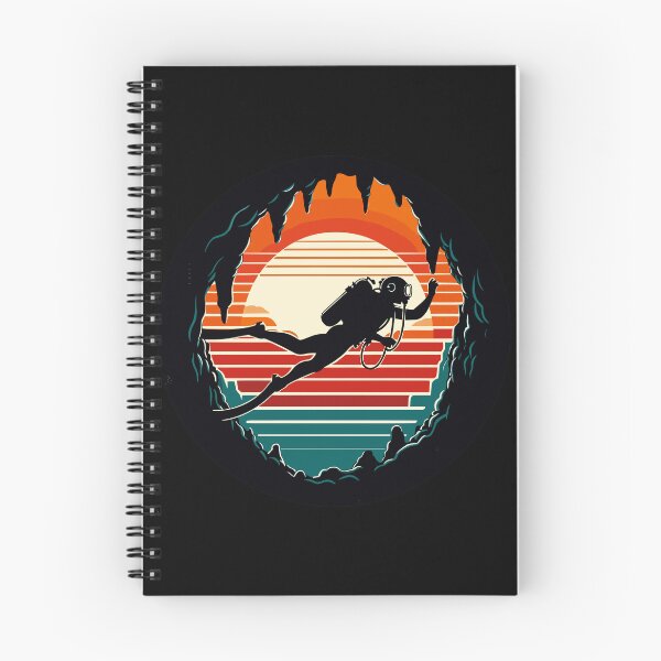 Item preview, Retro Cave Diving Explore designed and sold by TomFrontierArt.
