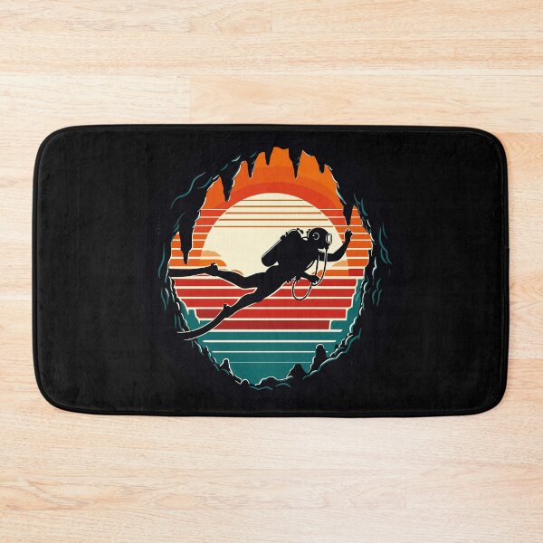 Item preview, Retro Cave Diving Explore designed and sold by TomFrontierArt.