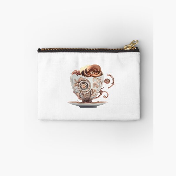 Item preview, SteamPunk Coffee Cup Sticker designed and sold by Mandayartstudio.