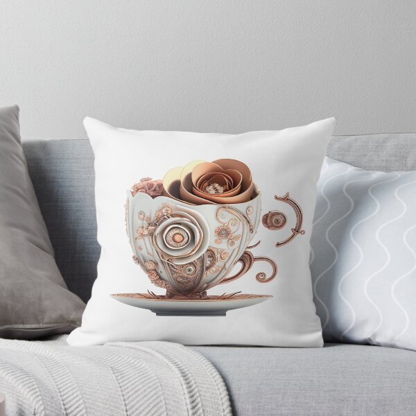 Item preview, SteamPunk Coffee Cup Sticker designed and sold by Mandayartstudio.