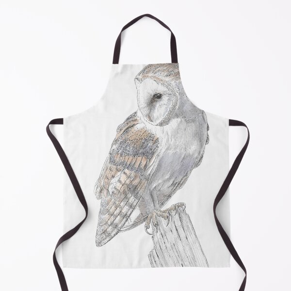 Item preview, Barn Owl Pen and Ink Drawing designed and sold by BensWildlifeArt.