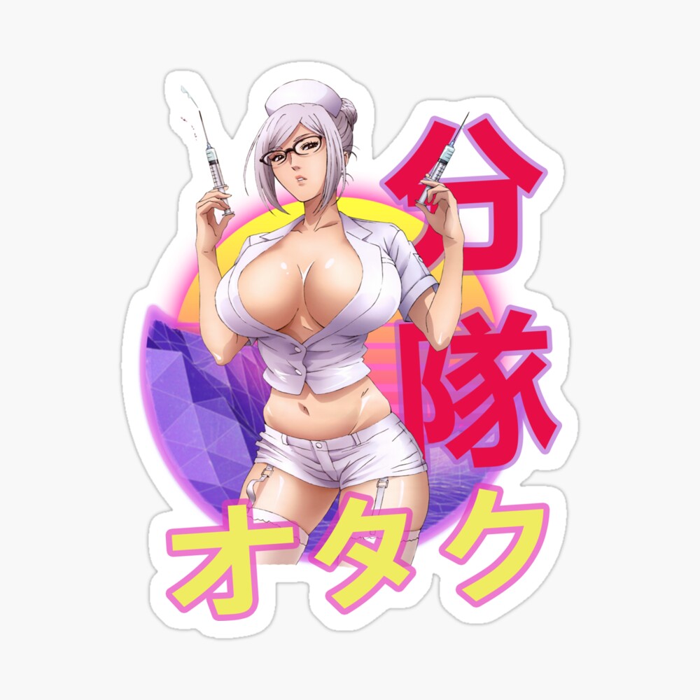 Meiko Shiraki Prison School Retro Sunset Design Poster