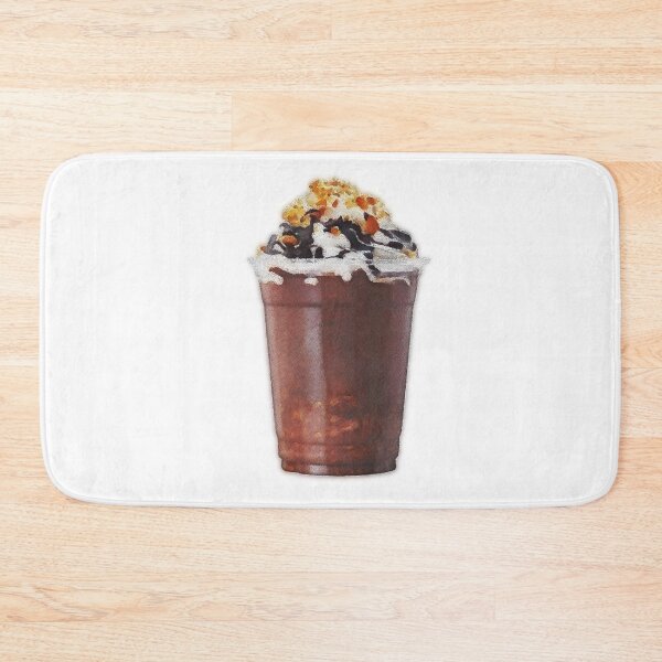 Item preview, Mocha Nut Latte watercolor designed and sold by kristineamae.