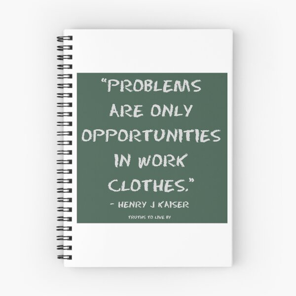 Item preview, Problems are only opportunities in work clothes designed and sold by Truthstoliveby.