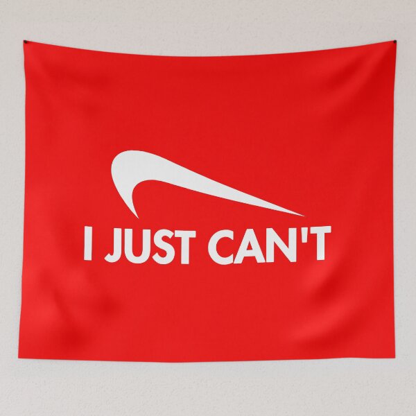 Item preview, I Just Can't | Parody | White Text designed and sold by Creatise.