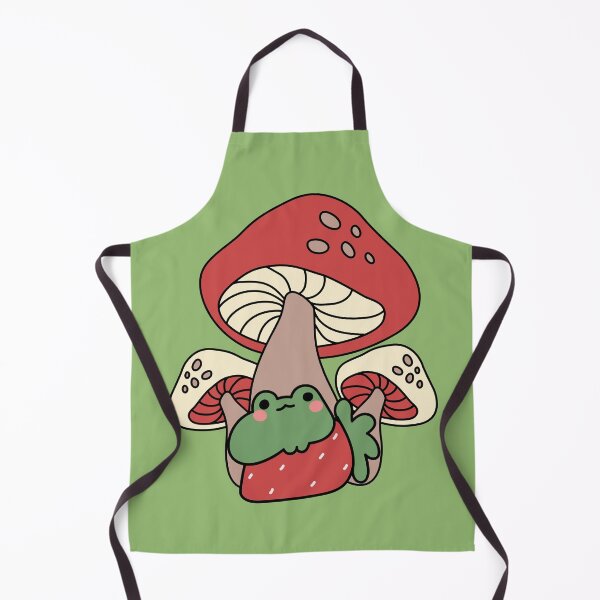 Item preview, Aesthetic frog with mushroom designed and sold by Quacktails.