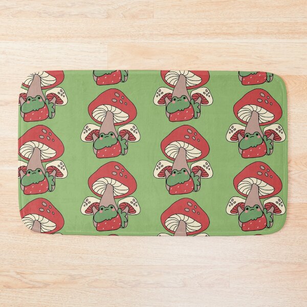 Item preview, Aesthetic frog with mushroom designed and sold by Quacktails.