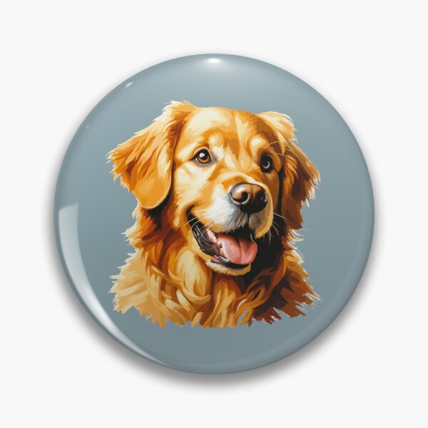 Item preview, Golden Retriever's Joyful Gaze designed and sold by kiokuso.
