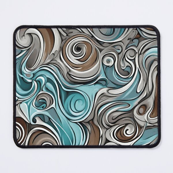 Item preview, Dance of Elegance: Swirls and Ripples Pattern designed and sold by PatternXS.
