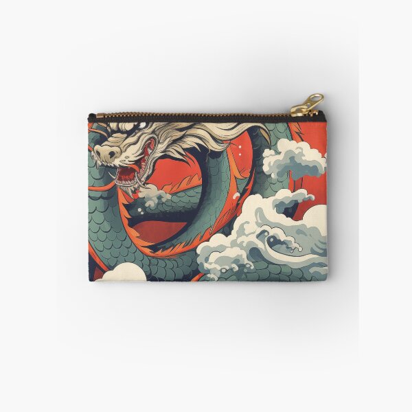 Item preview, motivational statement print “slay your inner dragon” with chinese dragon designed and sold by TrueType.