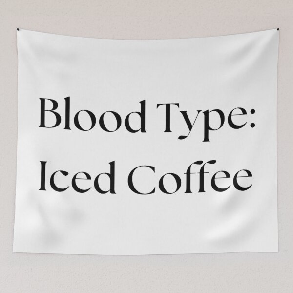 Item preview, Blood Type: Iced Coffee designed and sold by Hairball-Pets.