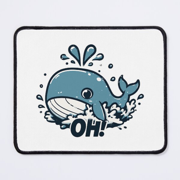 Item preview, Oh whale funny saying pun oh well designed and sold by TomFrontierArt.