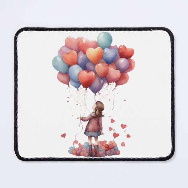 Item preview, The Girl with Balloons designed and sold by sahbender.