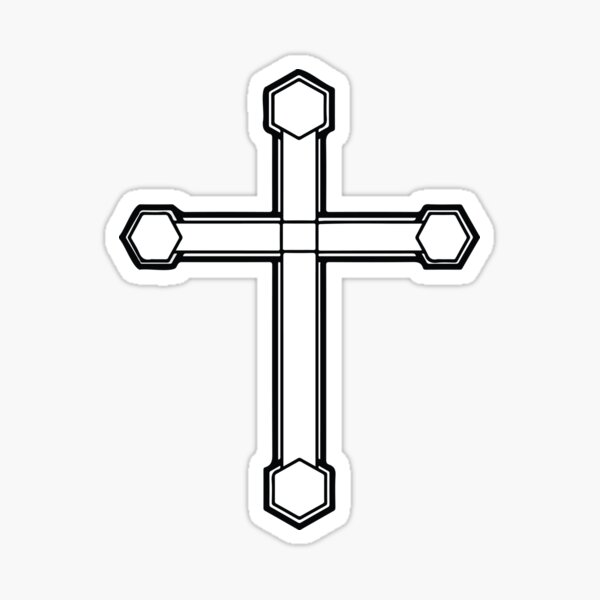 Item preview, Small Medeival Christian Cross design designed and sold by Mattamier.