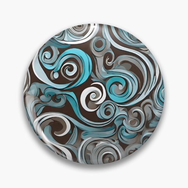 Item preview, Dance of Elegance: Swirls and Ripples Pattern 2 designed and sold by PatternXS.