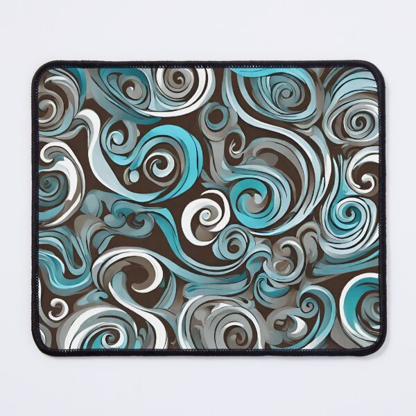 Item preview, Dance of Elegance: Swirls and Ripples Pattern 2 designed and sold by PatternXS.