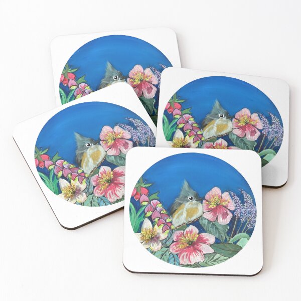 Item preview, "Birdsong blooms: a tiny visitor in nature;s palette " designed and sold by PixelCrafty.