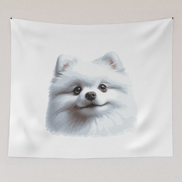 Item preview, Fluffy Pomeranian Charm designed and sold by kiokuso.