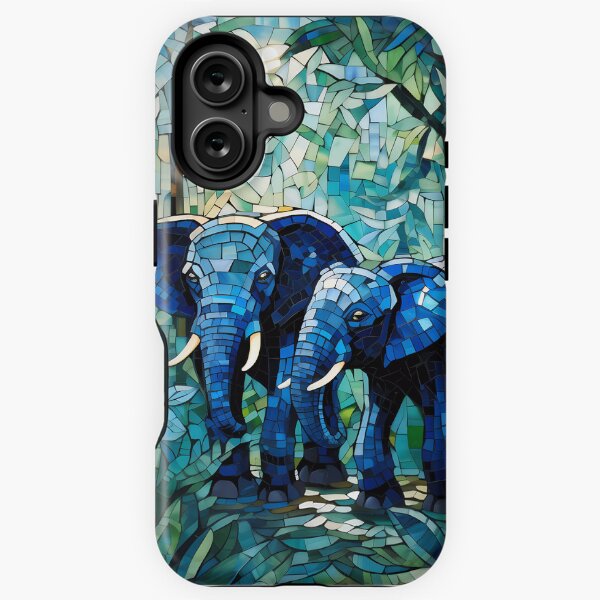 Item preview, Mosaic Elephants designed and sold by RoonPalette.
