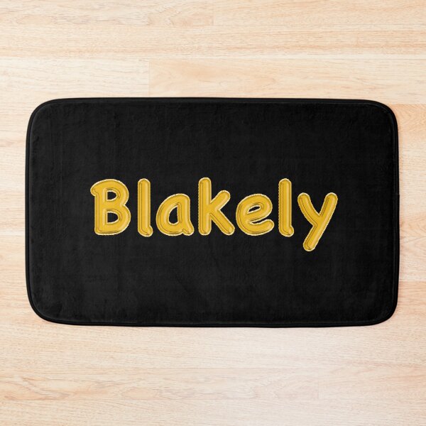 Item preview, Golden Balloon Blakely Name Label (Black) designed and sold by NormadWorld.