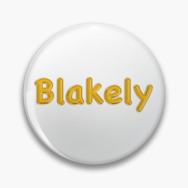 Item preview, Golden Balloon Blakely Name Label designed and sold by NormadWorld.