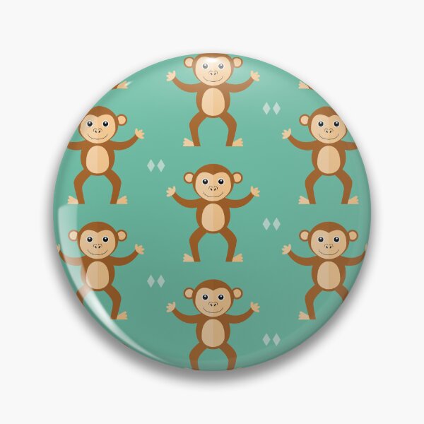 Item preview, Monkeys on blue designed and sold by reneesillus.