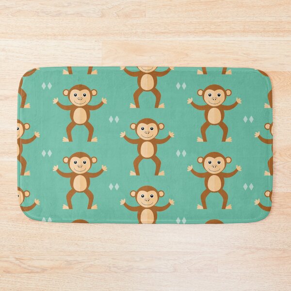 Item preview, Monkeys on blue designed and sold by reneesillus.