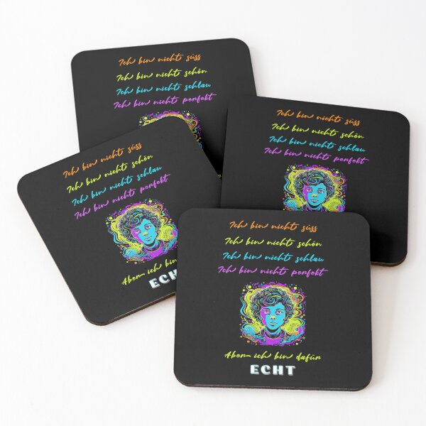 Item preview, I'm not cute, beautiful, smart, perfect, but I'm real. Saying in German - funny designed and sold by Pflugart.