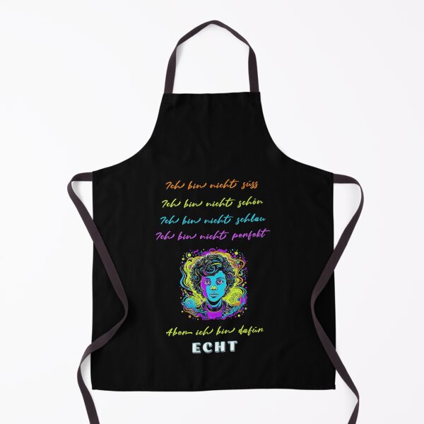 Item preview, I'm not cute, beautiful, smart, perfect, but I'm real. Saying in German - funny designed and sold by Pflugart.