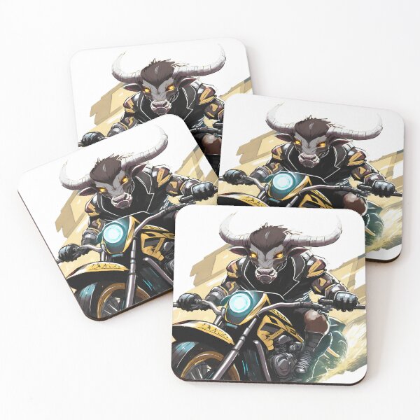 Item preview, Bull Racer shooting Flames designed and sold by BADESIGNZZ.