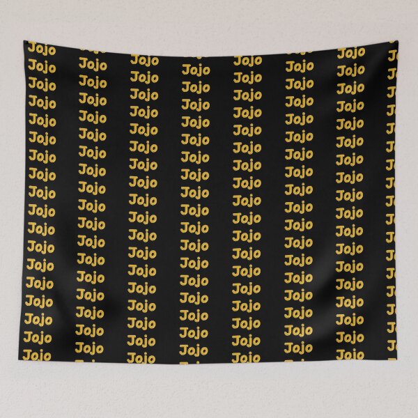 Item preview, Golden Balloon Jojo Name Label (Black) designed and sold by NormadWorld.
