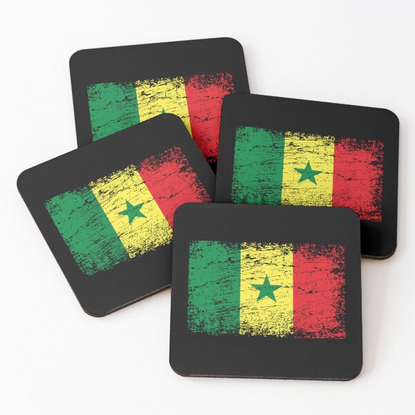 Item preview, Senegal flag used look designed and sold by GeogDesigns.