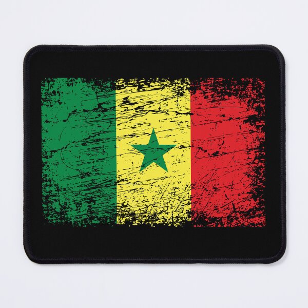 Item preview, Senegal flag used look designed and sold by GeogDesigns.